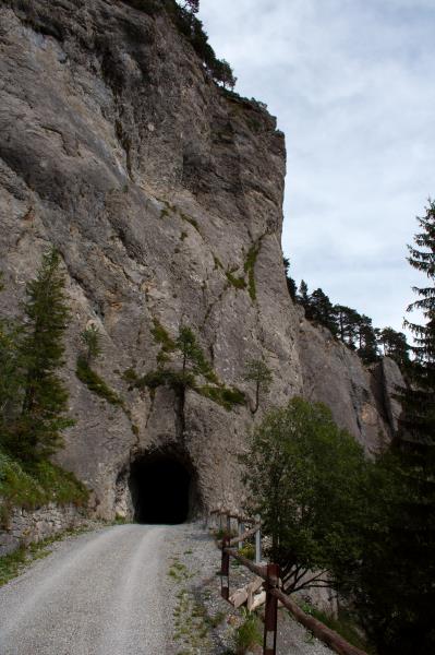 Tunnel am Kunkels-Pass